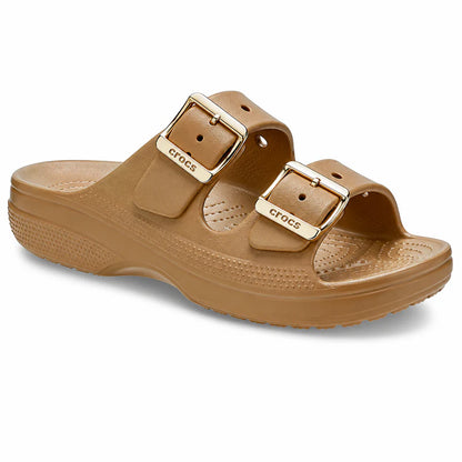 Women’s Metallic Buckle  Sandals