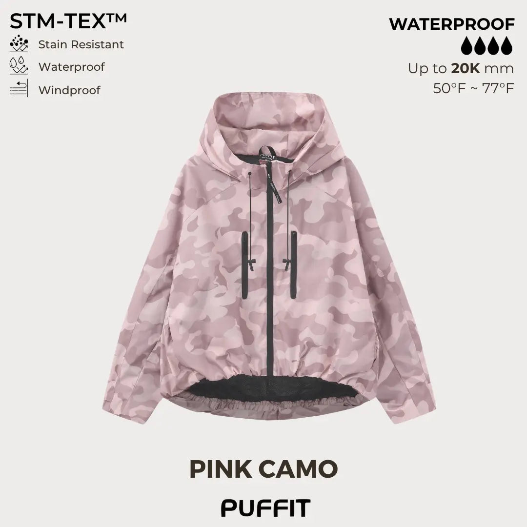 STM-TEX™ One Size Short Oversized Rain Jacket