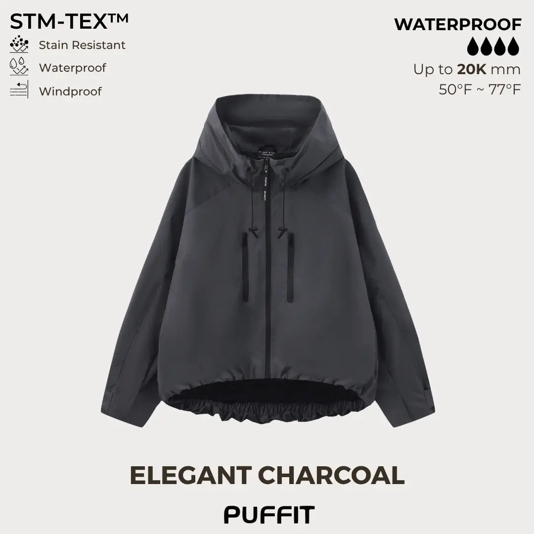 STM-TEX™ One Size Short Oversized Rain Jacket